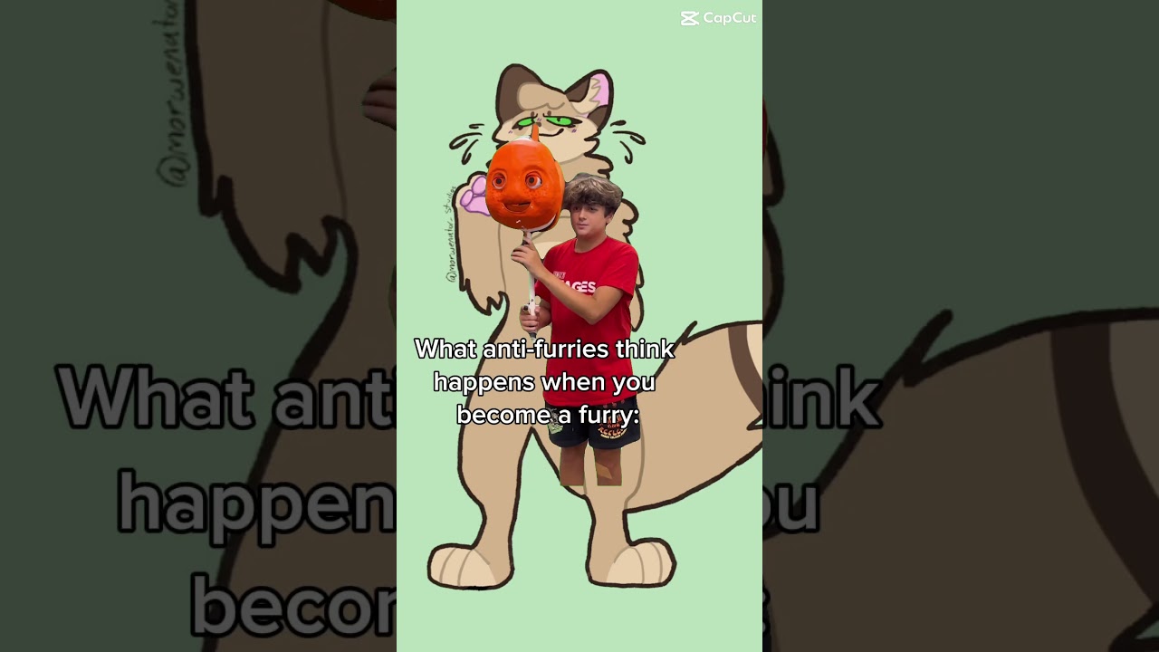 (CapCut template) what furry haters thinks happen when you become a furry #fursona