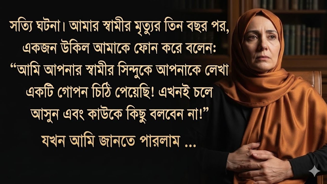 সম্পত্তির লোভে নিজের ছেলেই আমার শত্রু হলো, কিন্তু স্বামীর একটি চিঠি আমাকে বাঁচিয়ে দিল।