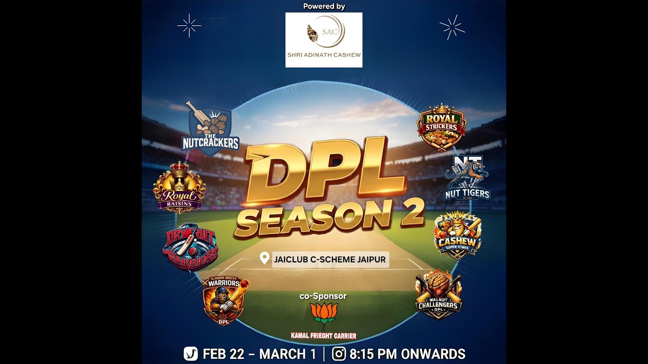 DPL Season 2 Live | Full Tournament Matches | JaiClub C-Scheme Jaipur | Box SportsLive Matches