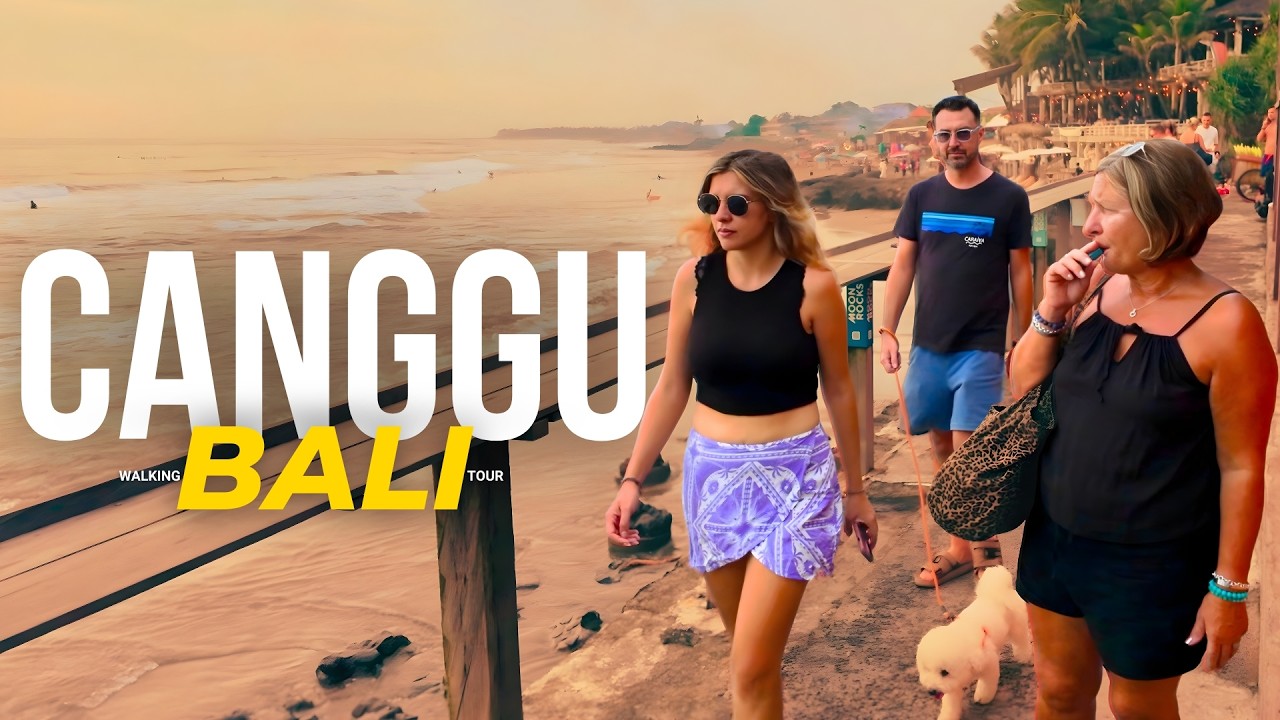 CANGGU • Walking Through Paradise: Exploring the Canggu Beach Coast • INDONESIA 🇮🇩