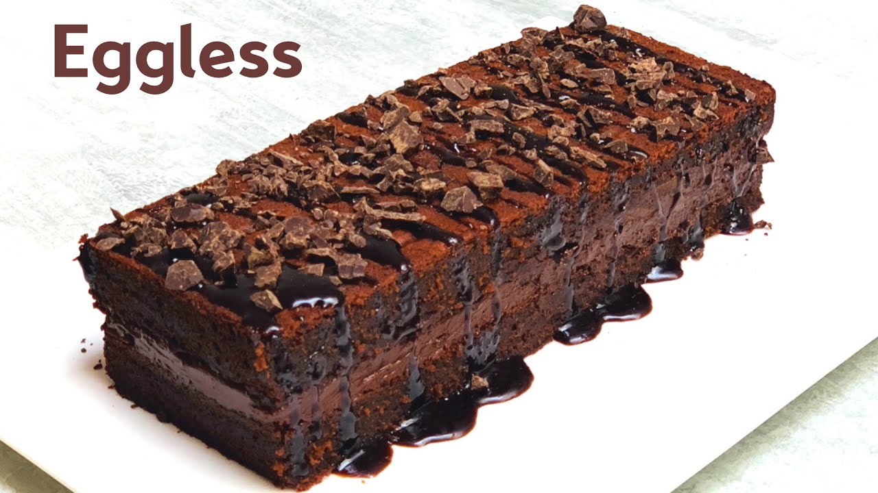 Eggless Chocolate Brownie Cake | Chocolate Brownie Cake recipe | Chocolate brownie