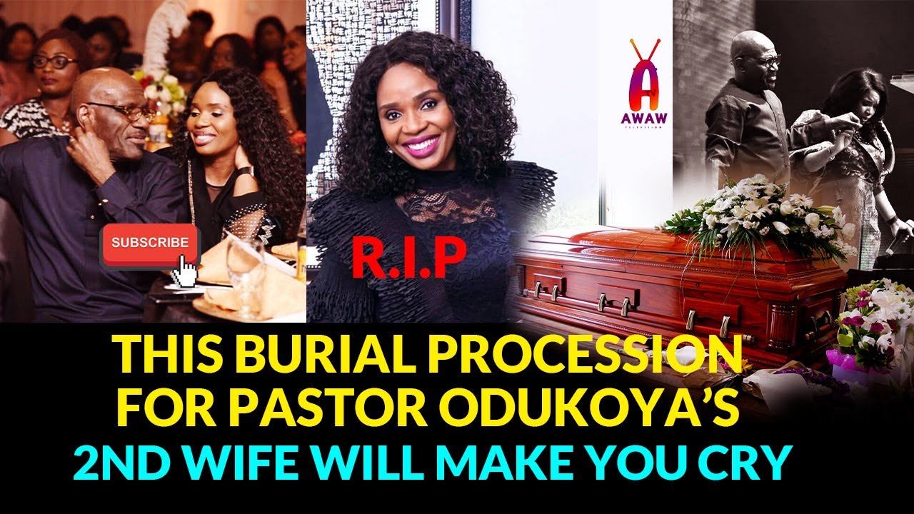 The moment Pastor Nomthi Odukoya's coffin was brought to church