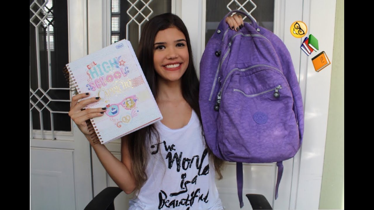 MEU MATERIAL ESCOLAR 2016 ❤️📚