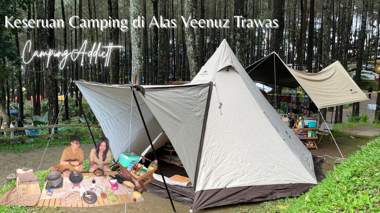Camping di Alas Veenuz Trawas | Pindah Tempat Masak dengan Pemandangan Alam