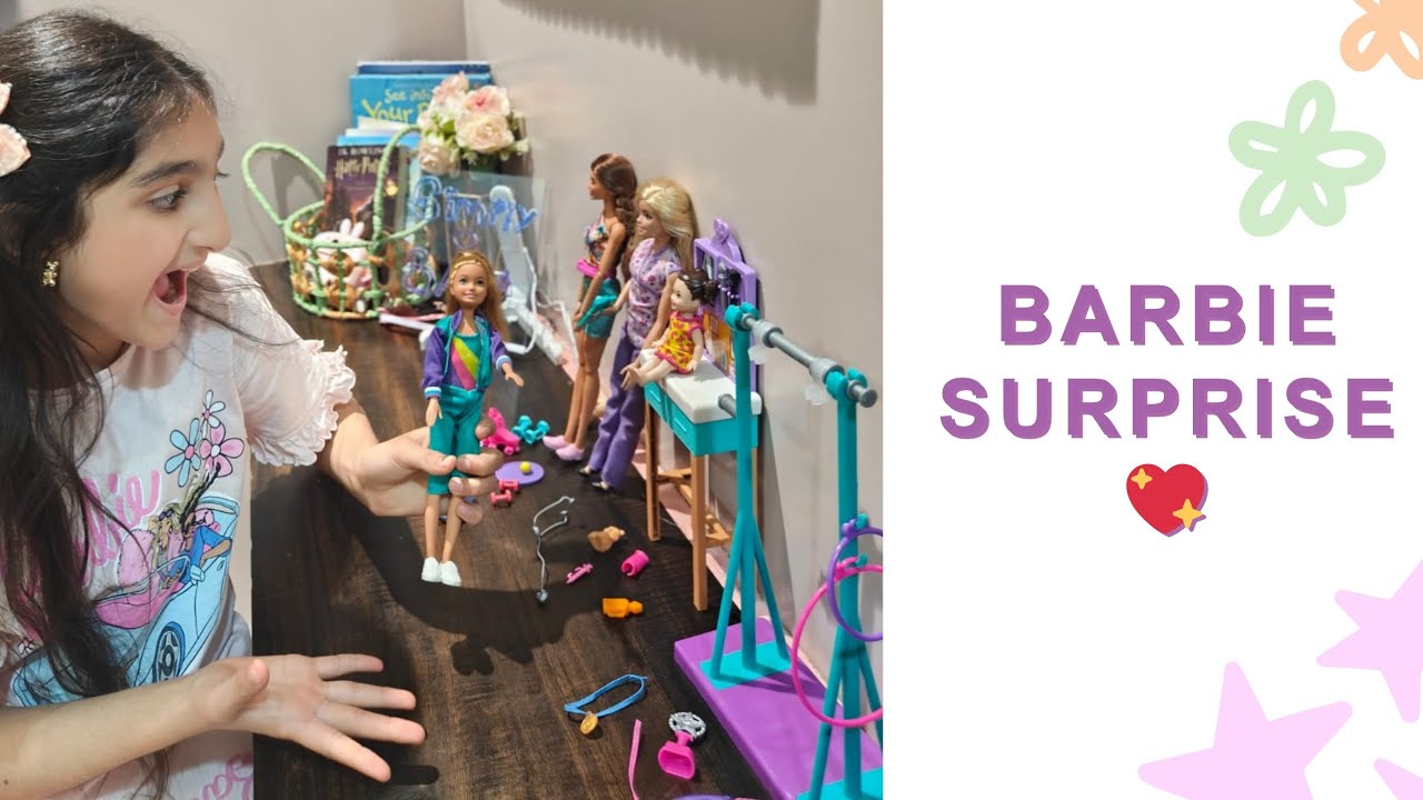 Barbie Doll Unboxing Surprise 💖 Safa Opens Barbie From "You Can Be Anyone " set.