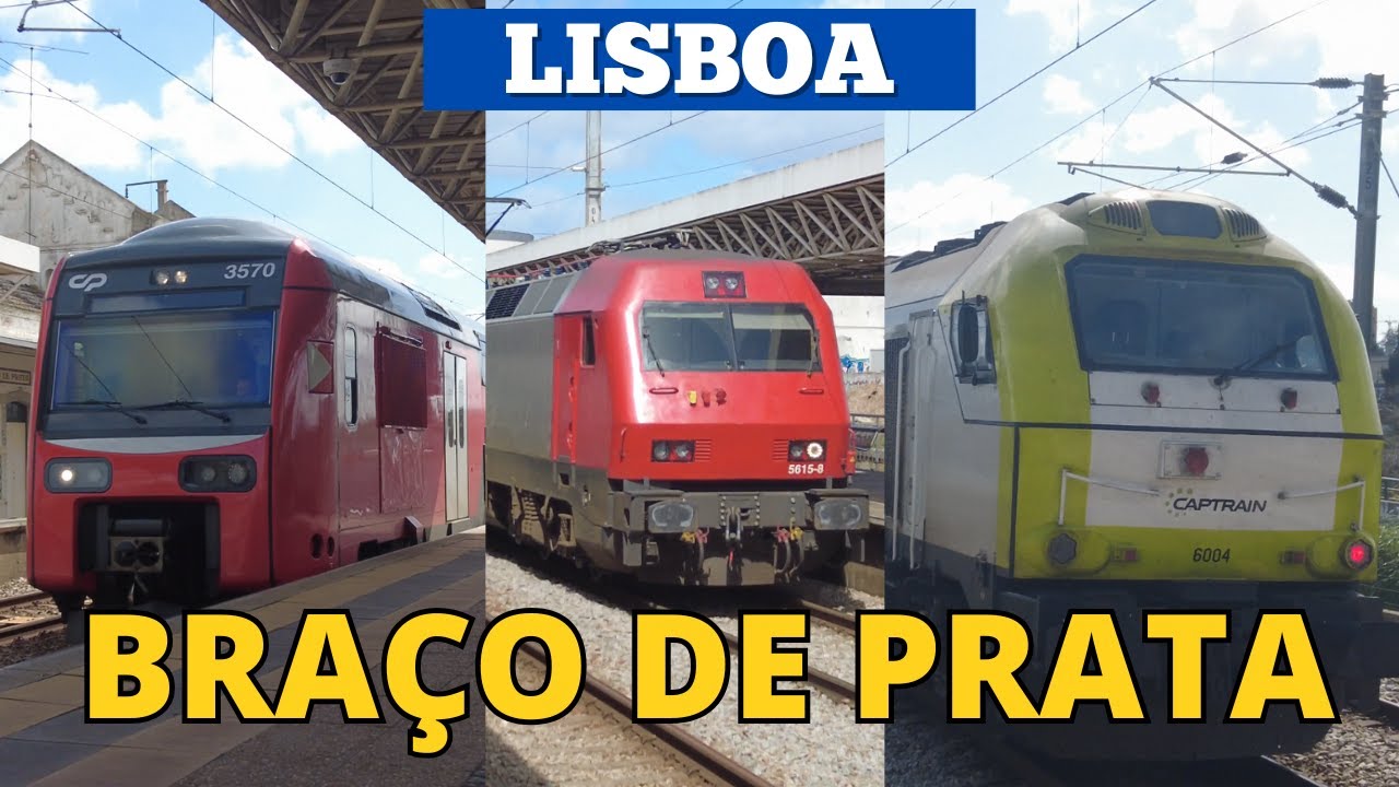 ⁴ᴷ⁶⁰ Comboios em Braço de Prata (Lisboa)
