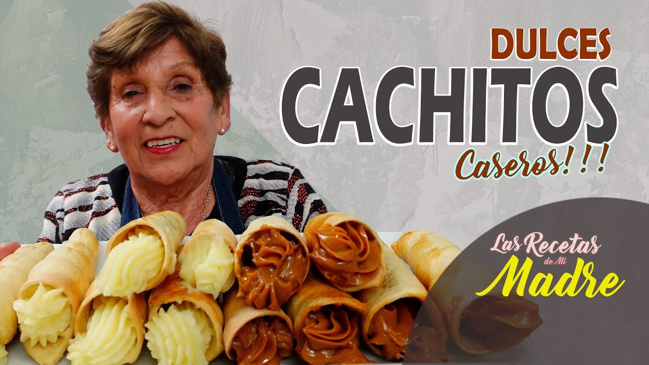 CACHITOS DULCES CASEROS: RELLENOS DE CREMA Y MANJAR
