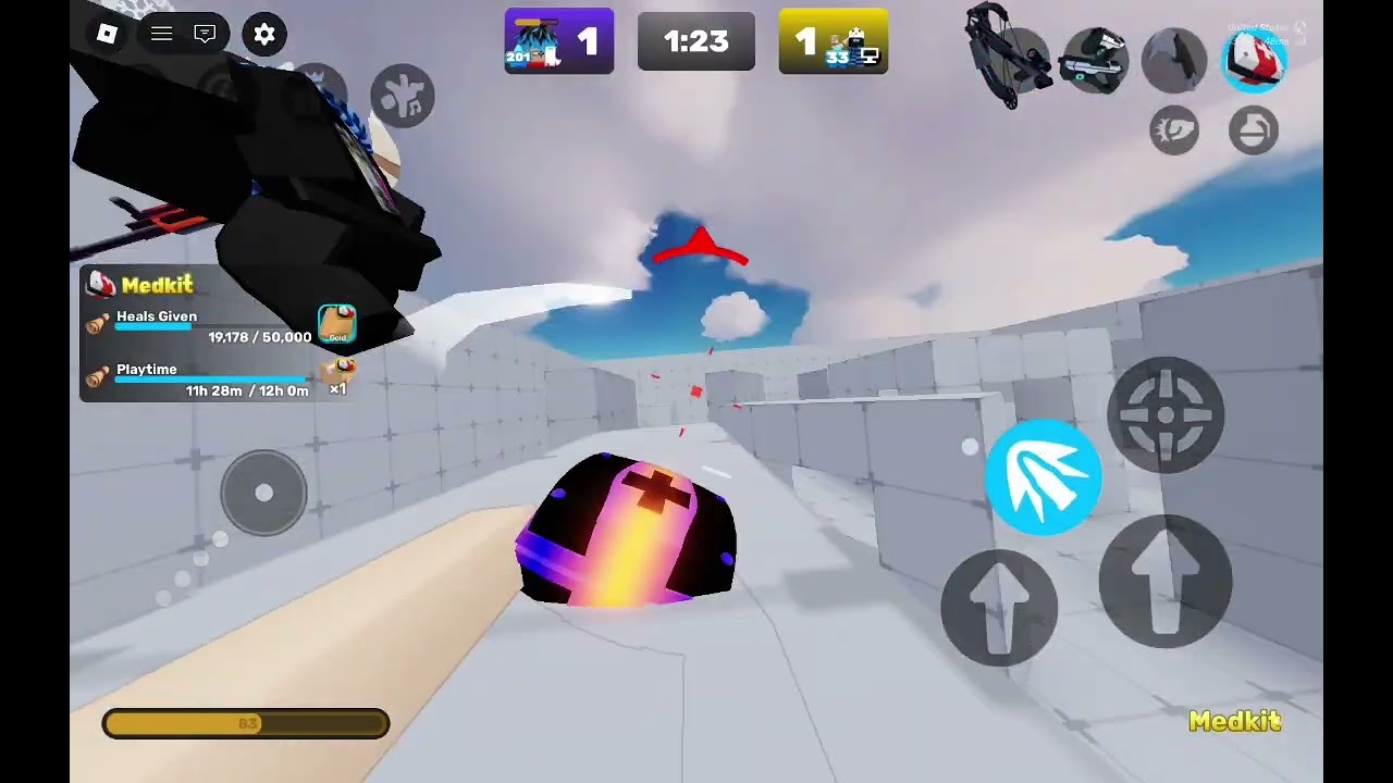 Rivals but everytime i die i have to pick a random loadout #robloxrivals #rivals 
