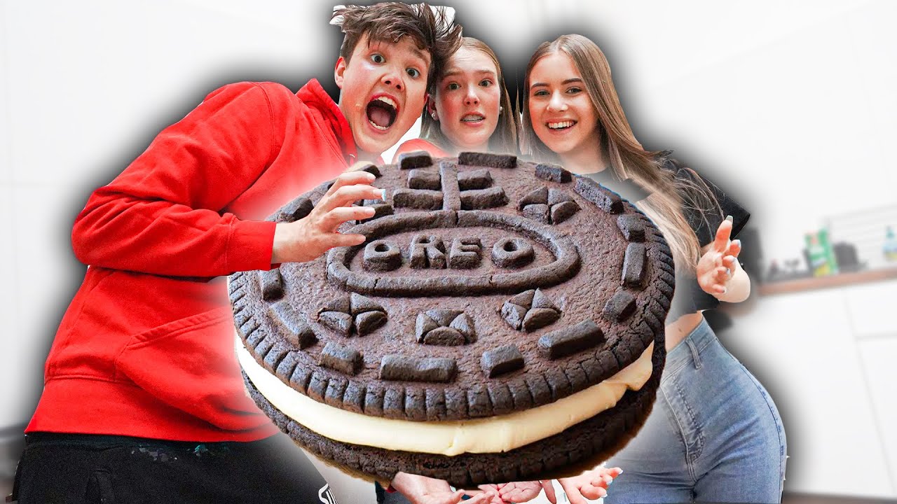 Den GRÖßTEN OREO der WELT herstellen! (mit Isabell und Lea)