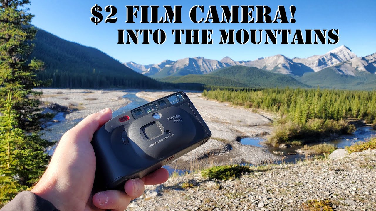 $2 Film Camera in the Rocky Mountains - Canon Prima Sure Shot Point & Shoot Camera Test & Review