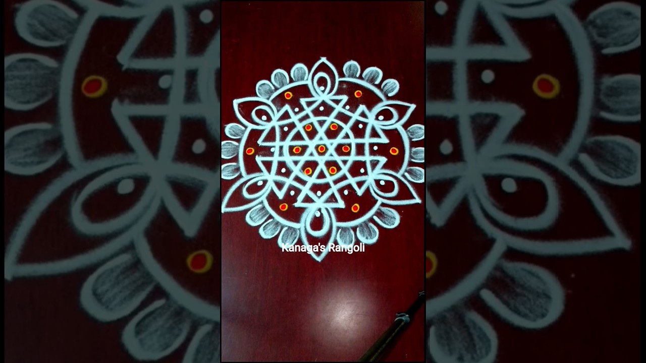 Tuesday rangoli #tuesdayrangoli #tuesday rangoli #shorts #shortsfeed #kanagasrangoli