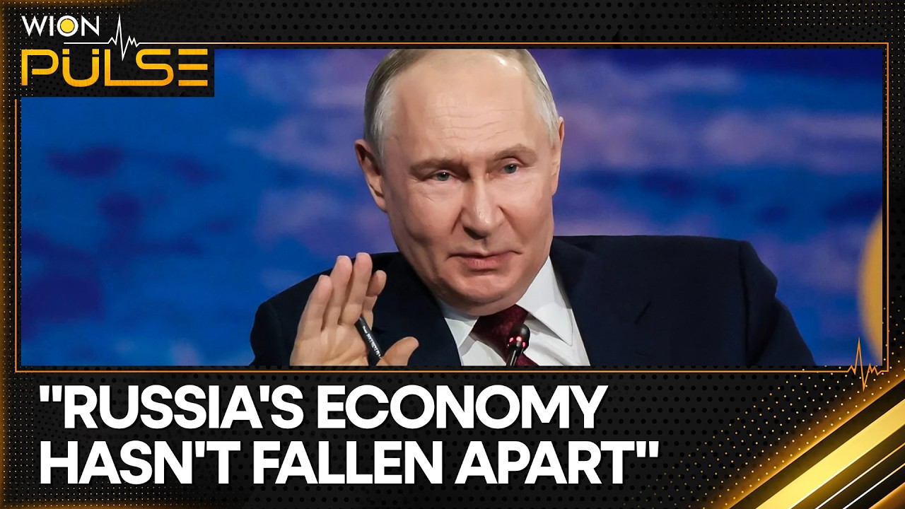 Russian President Speaks at St. Petersburg Economic Forum | WION Pulse