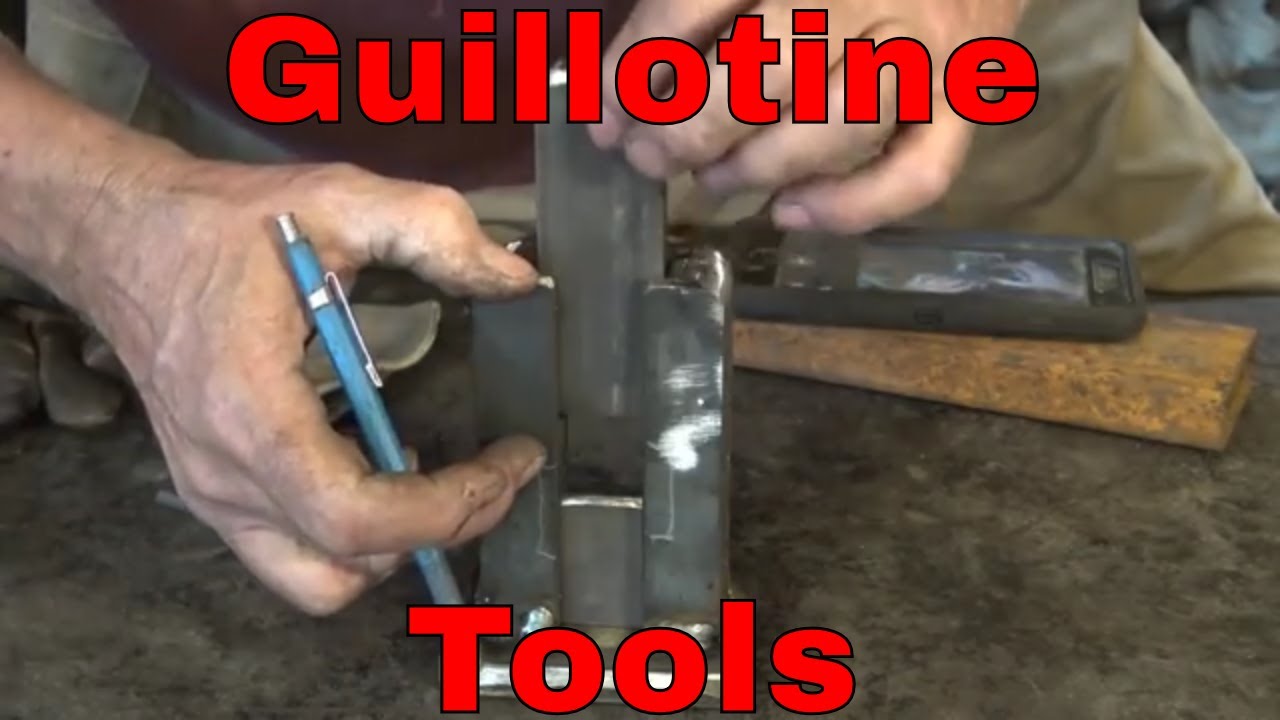 The Guillotine tool or Smithing Magician.  -  blacksmithing tools