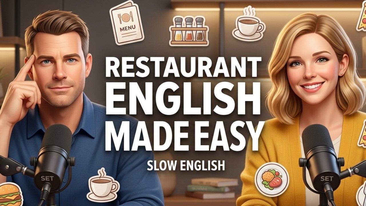 How to Order Food in English | Easy Listening Practice