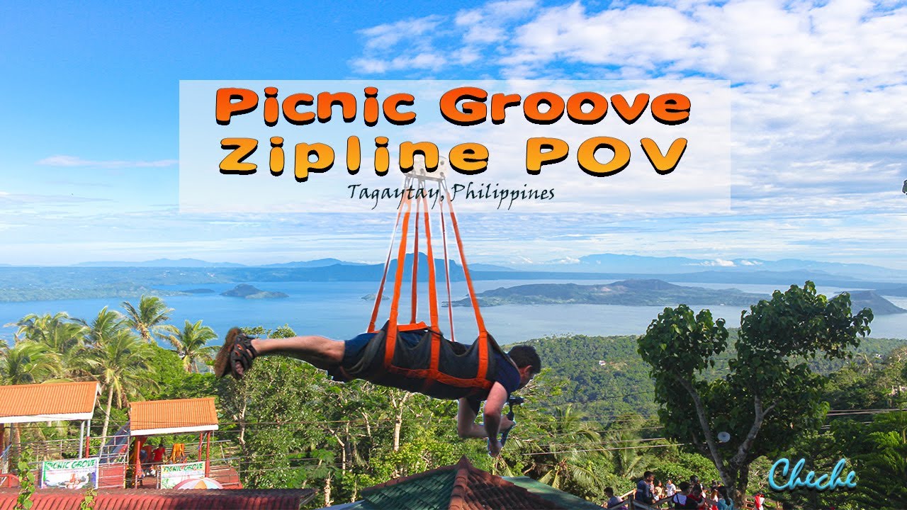 Tagaytay Picnic Grove Zipline Ride POV | Philippines Travel Vlog 2019 Tagaytay Activities