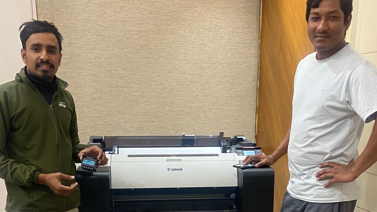 ho to change head canon tm5200 printer head change