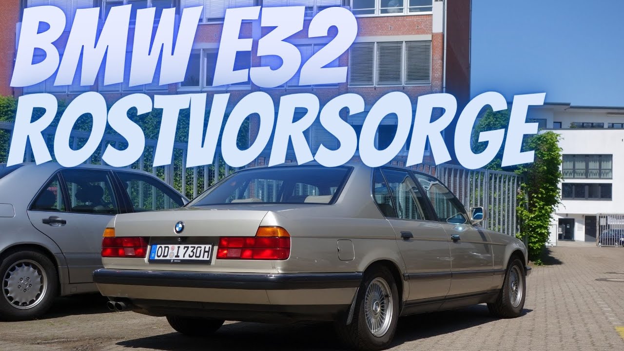 BMW E32 rostige Überraschung + frischer TÜV + Bremsgeräusche beseitigen | M30B30