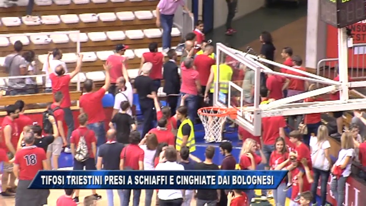 09/06/2017 - TIFOSI TRIESTINI PRESI A SCHIAFFI E CINGHIATE DAI BOLOGNESI
