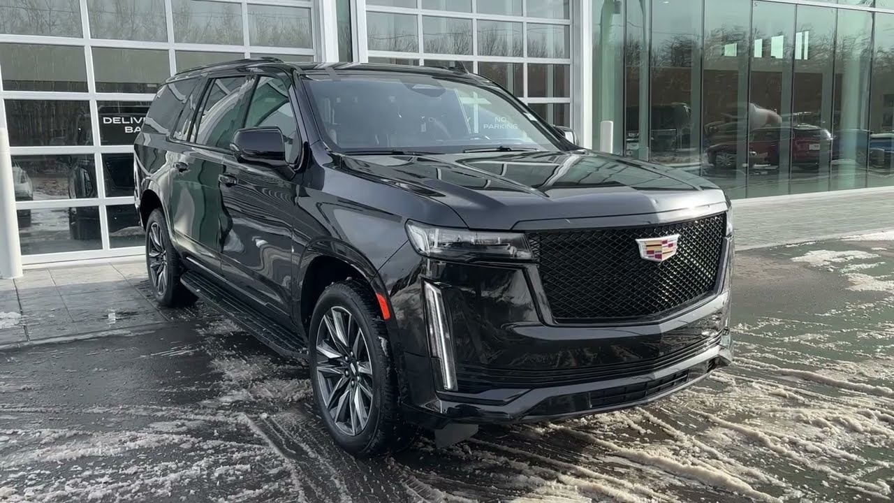 Black 2023 Cadillac Escalade ESV Sport Calgary AB Wolfe Auto Group | Stock Number: CC4533X