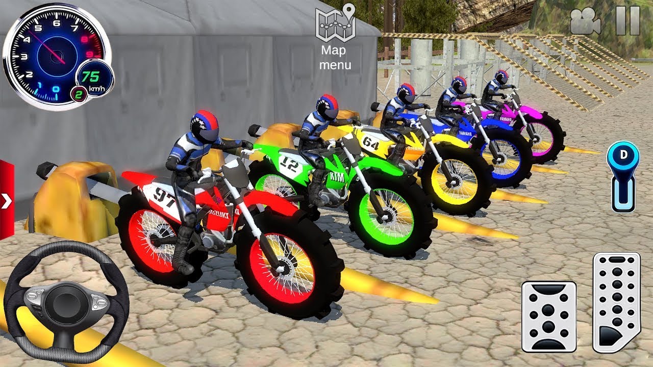 Police Racing Motocross Extreme US Bikes Off_Road #7 - Offroad Outlaws Bike Game Android Gameplay