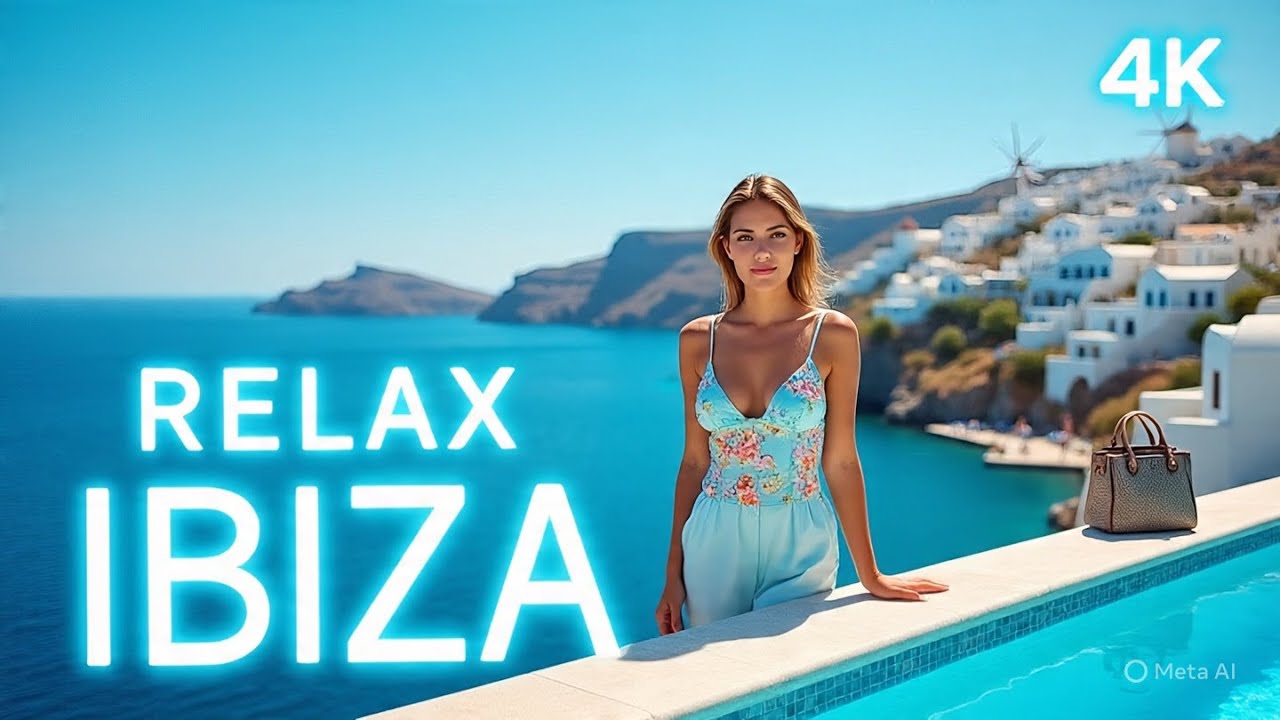 🌊 Summer Lounge Vibes Ocean Waves | Best Chill Tropical Deep House Summer Vibes 4K UHD