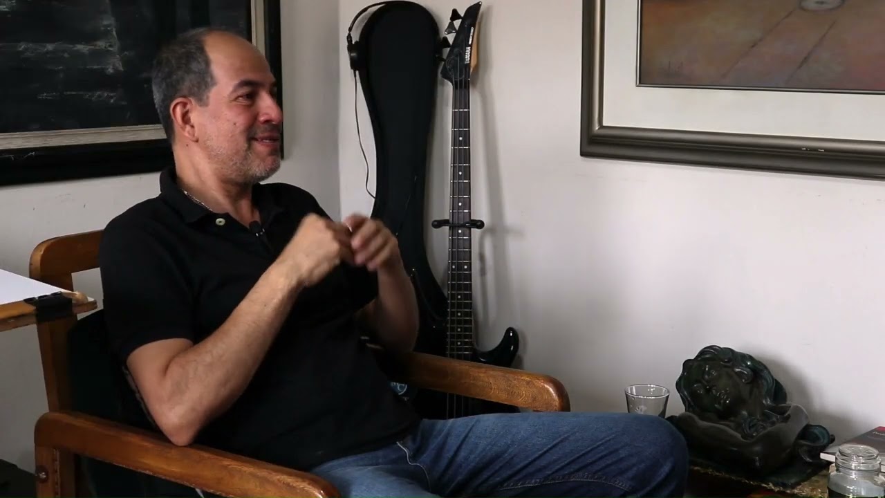 Alexis V&eacute;lez artista  MEDELLIN Pintura m&uacute;sica - nota period&iacute;stica