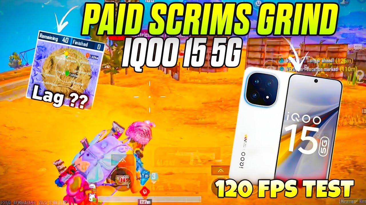 IQOO 15 PAID SCRIMS HIGHLIGHTS 😱 PAID SCRIMS WWCD BGMI GAMEPLAY