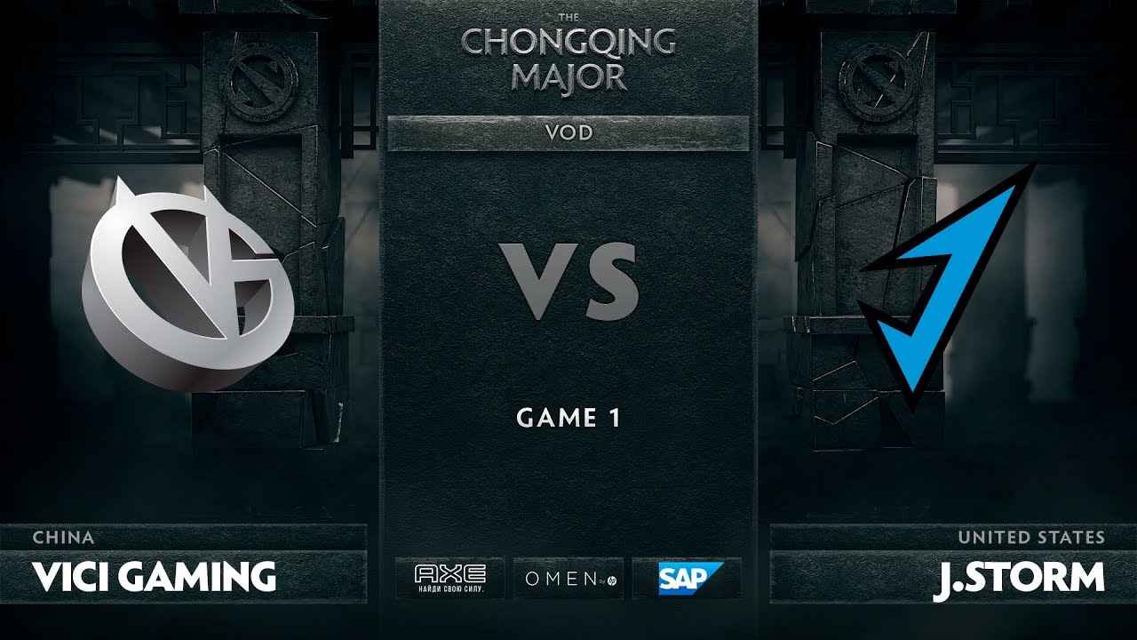 [RU] Vici Gaming vs J.Storm, Game 1, The Chongqing Major Group C
