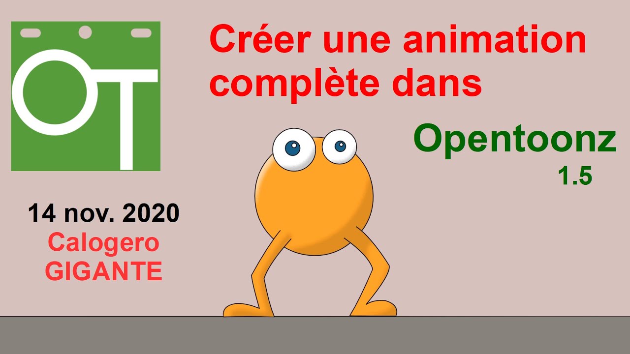 Créer une animation complète dans Opentoonz (workflow)