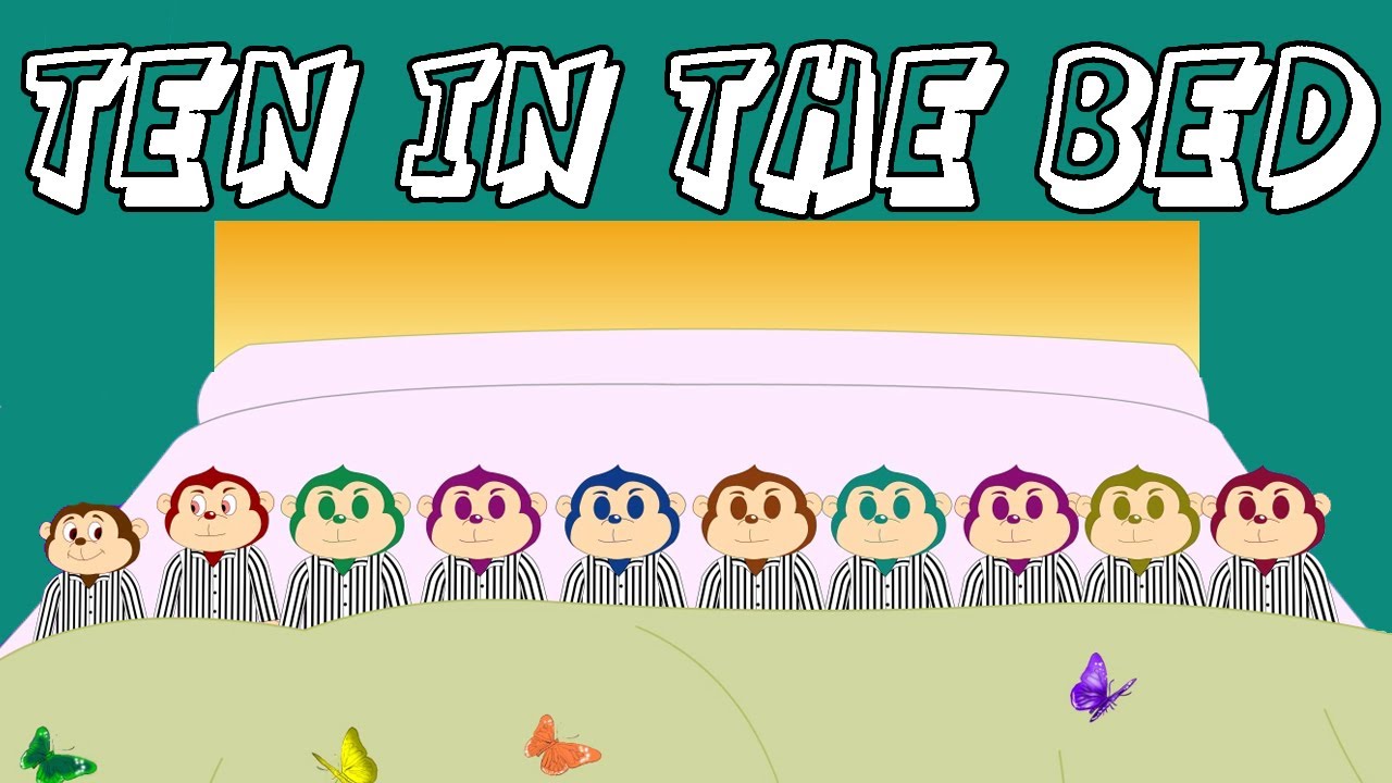 Ten In The Bed Nursery Rhyme | Roll Over, Roll Over | Play Nursery Rhymes
