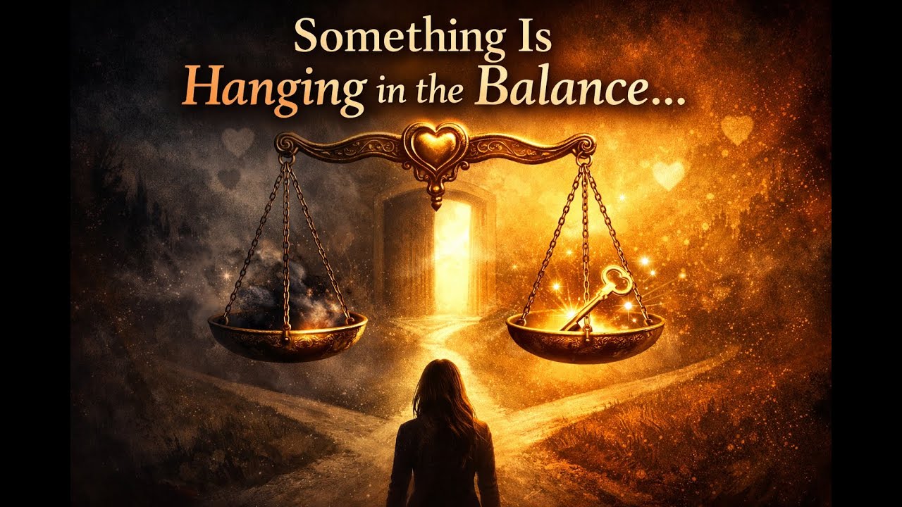 Hanging in the balance. There's a choice waiting to be made when it comes to a relationship