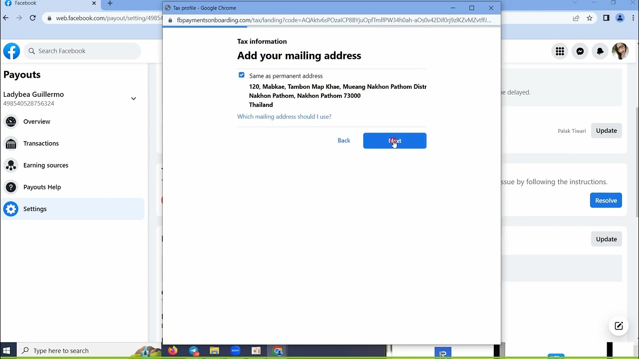 របៀប Verify Tax​ ដែរ Facebook ទាមទារឲ្យទៅបំពេញទម្រង់ថ្មី W9 - How to resolve Disable Payout Tax W8
