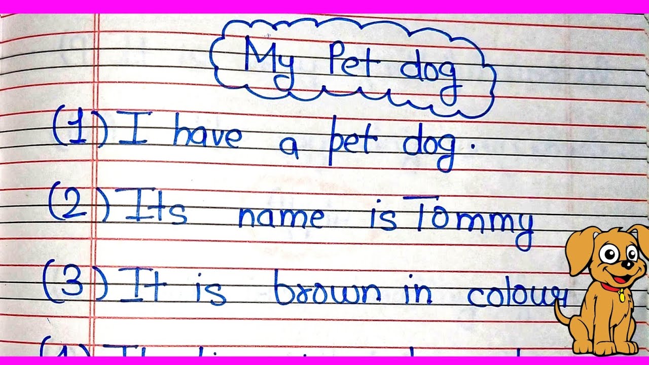 10 Lines On My Pet Dog in English | Essay On My Pet Dog in English | My Pet Dog Essay in English