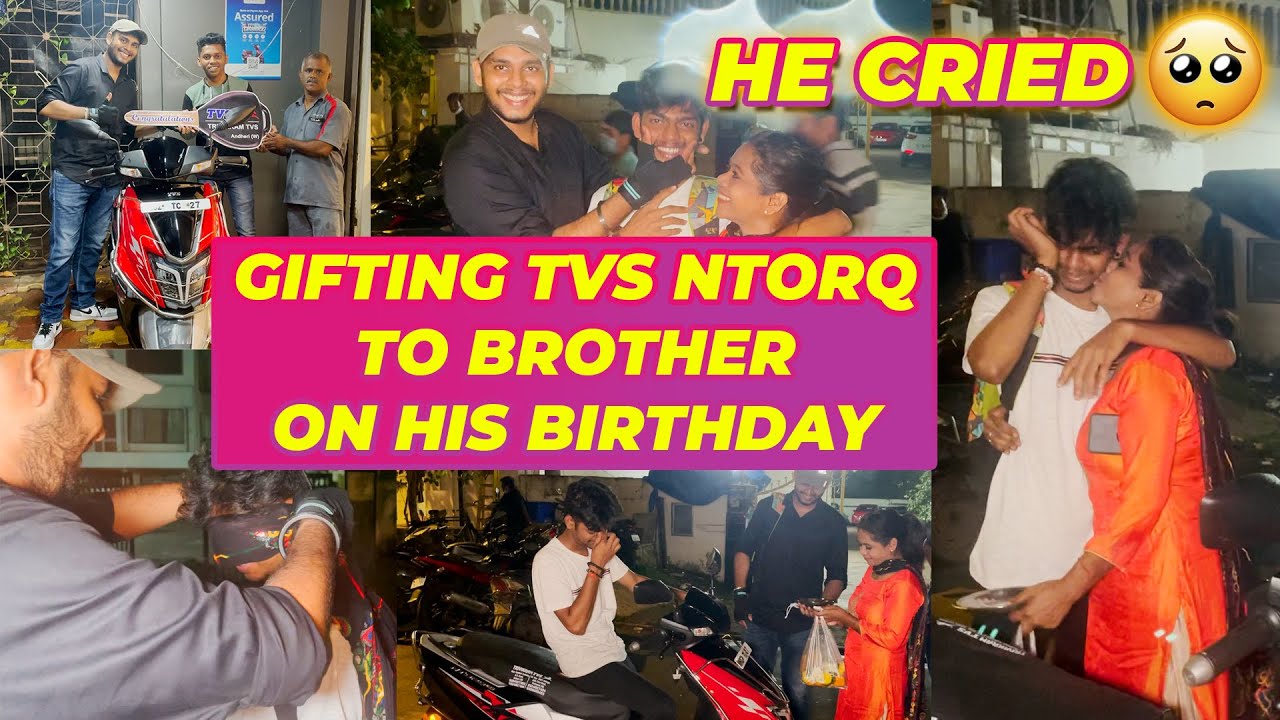 Surprising My Brother With New Scooty Emotional Moment For Everyone❤🔥  | He Cried 😭 | Vlog - 49