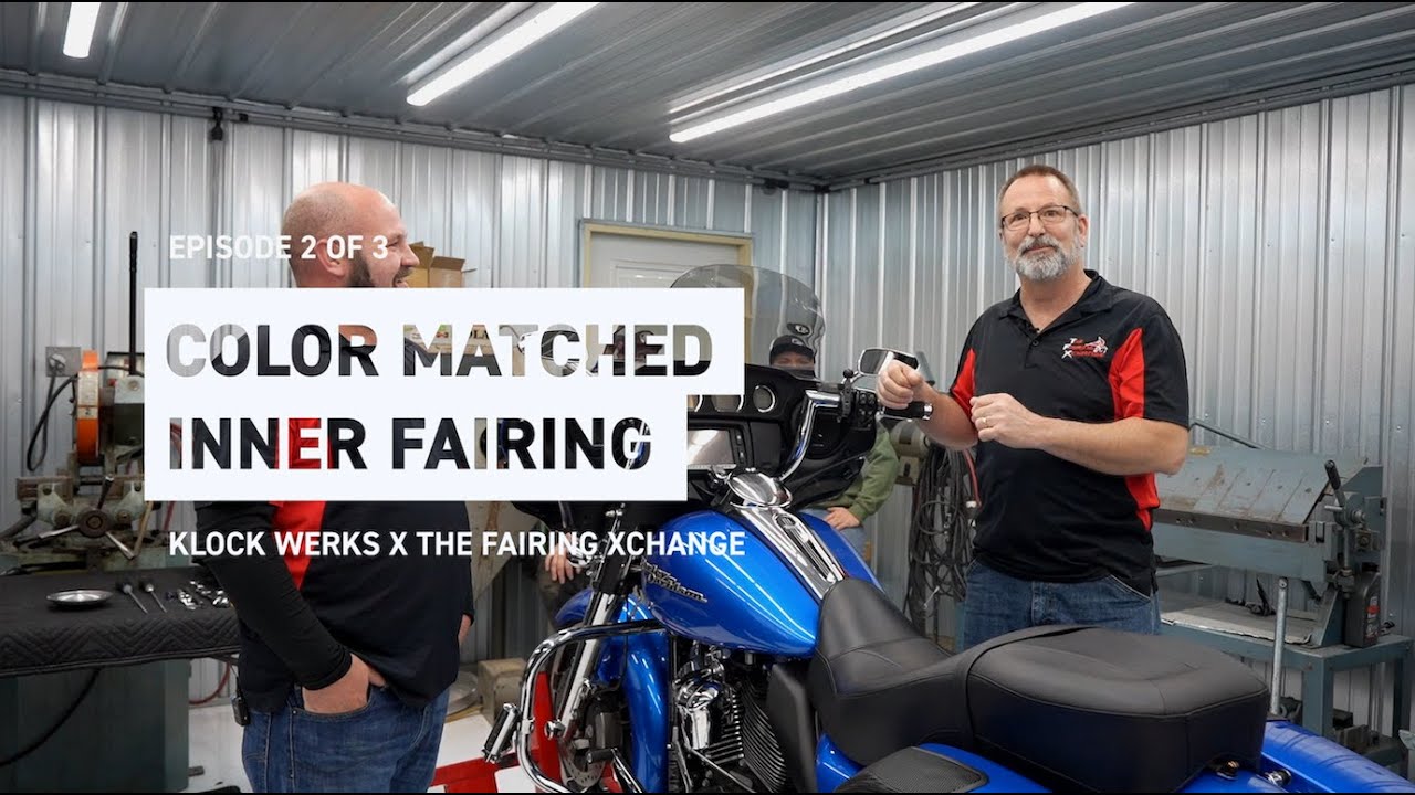 Color Matched Inner Fairing for Harley-Davidson® Motorcycles in 2018 Electric Blue