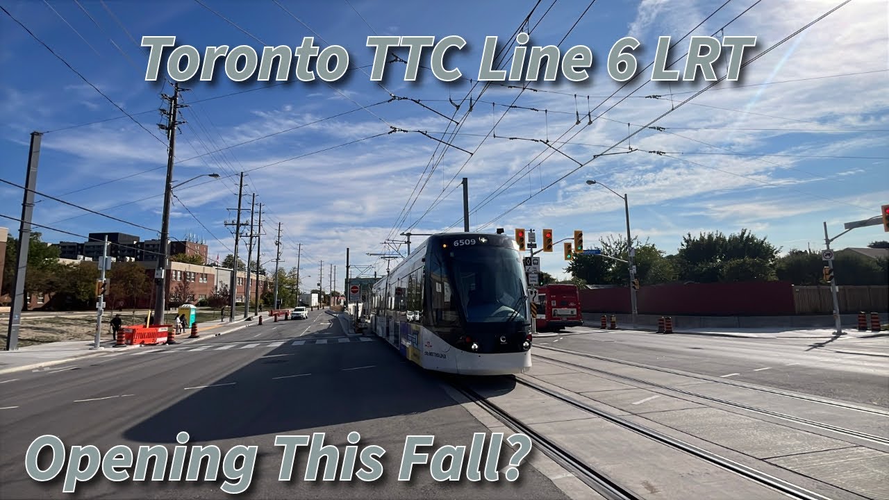 Toronto TTC Line 6 Finch West LRT Opening This Fall? My Early Thoughts 9/17/2025