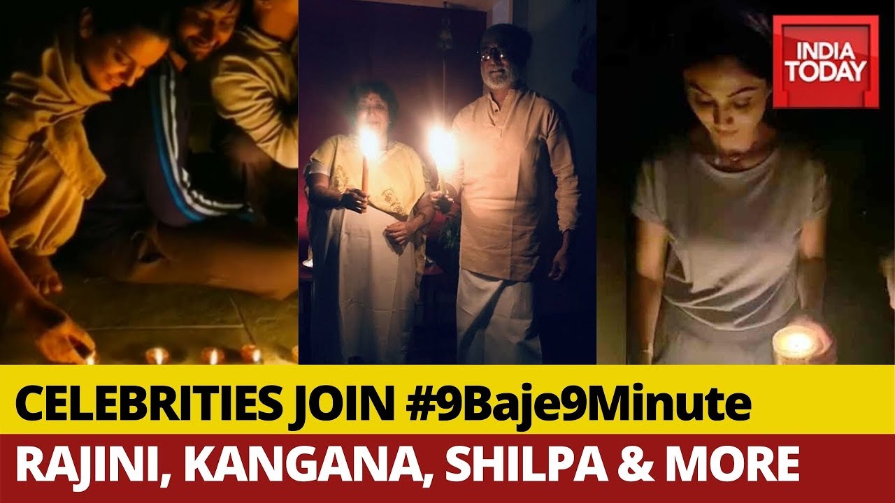 Celebrities Including Kangana, Rajinikanth Light Diyas To Show Solidarity Against COVID-19