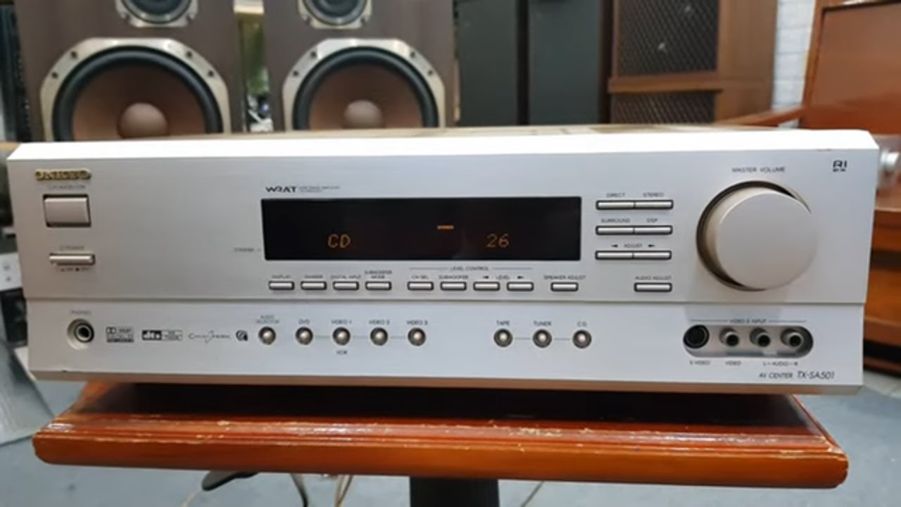 (Đã bán) Amply đa kênh Onkyo TX SA501 - 360W giải mã DAC máy đẹp, giá tốt