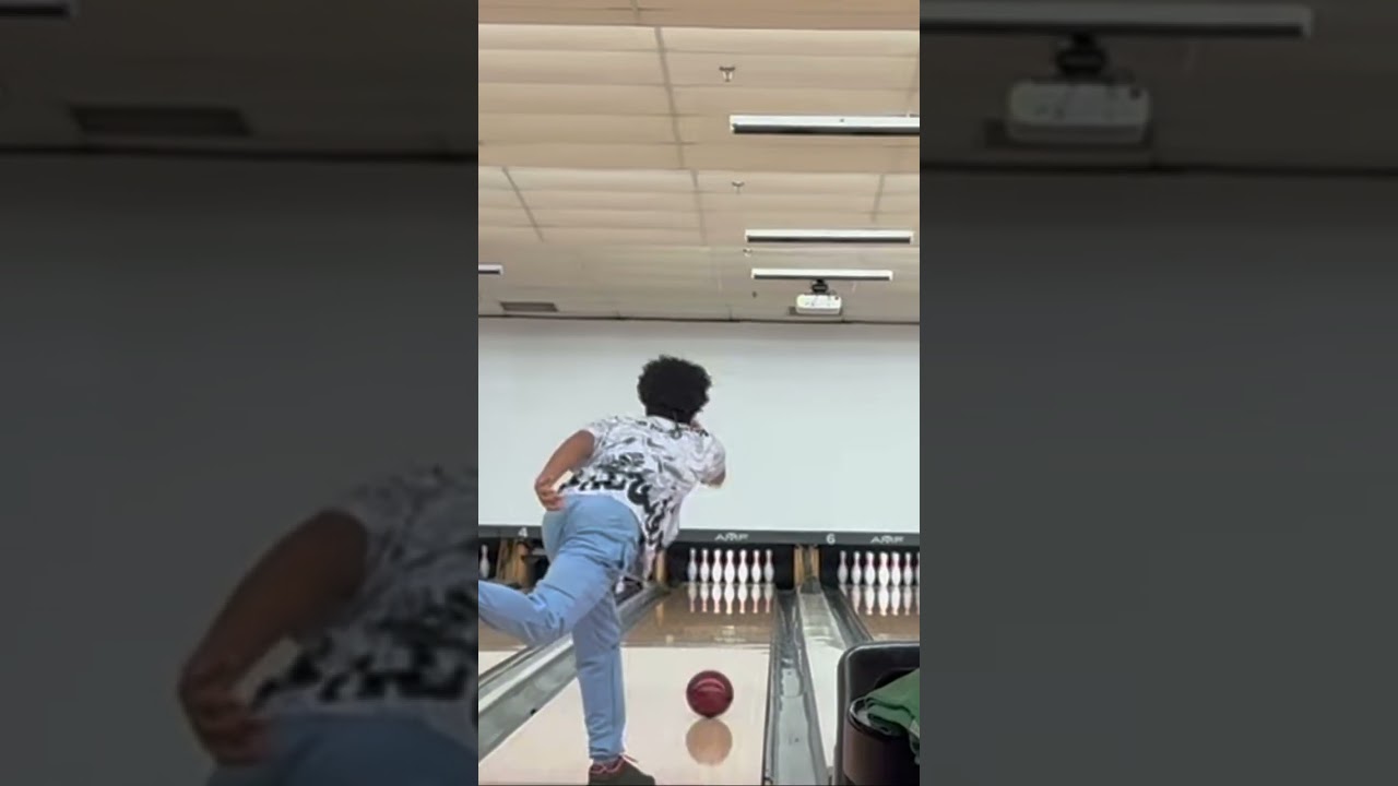 This was a good shot this was at my first tournament me and friend won#bowlersmart #bowling #ninepin