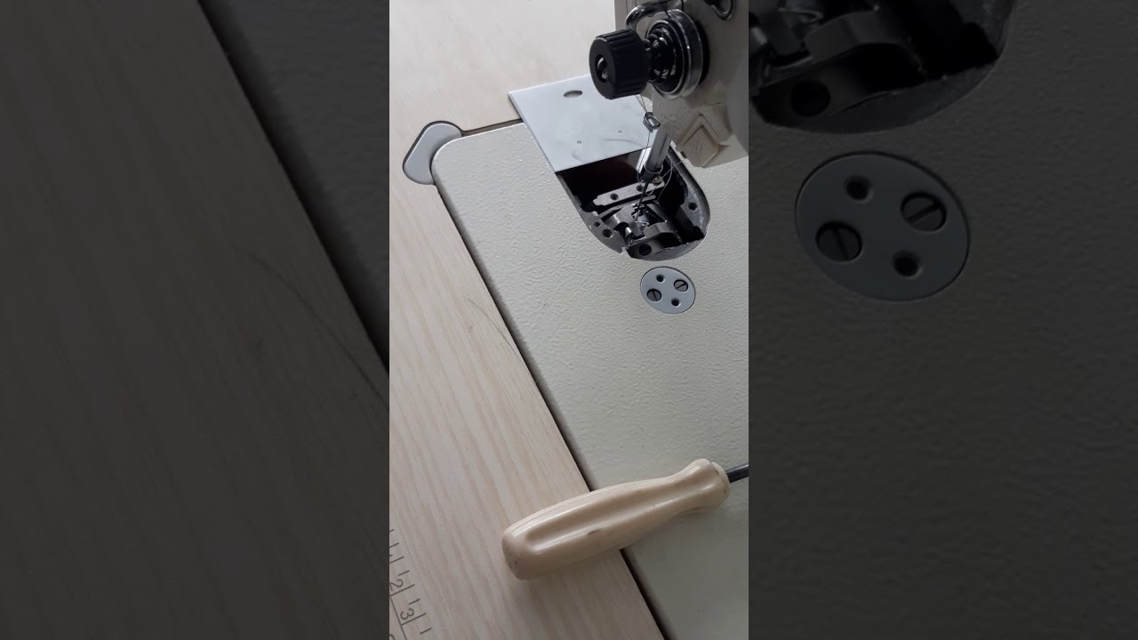regulagem lancadeira máquina costura reta Jack zoje siruba...