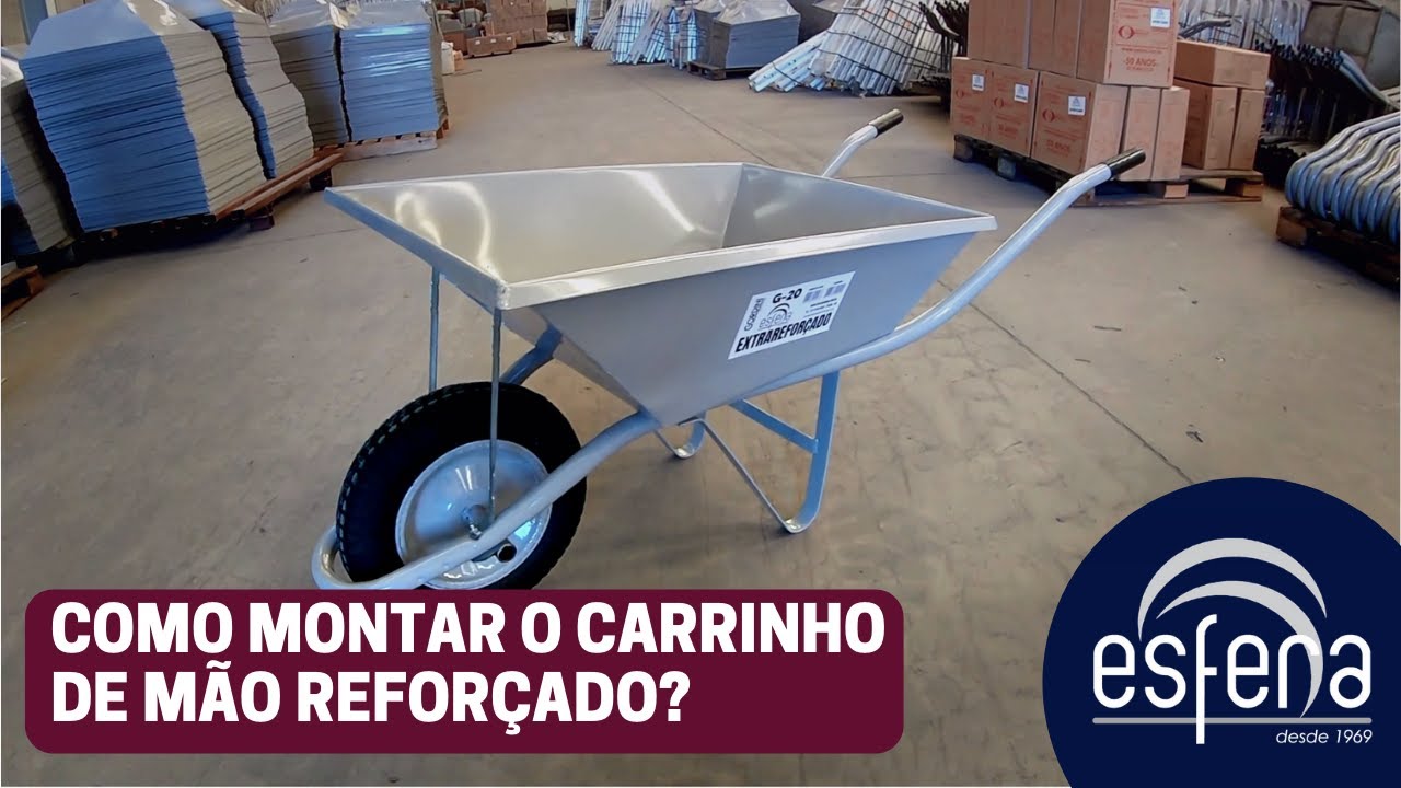 Como montar o carrinho de mão reforçado?  I Esfera Gordini
