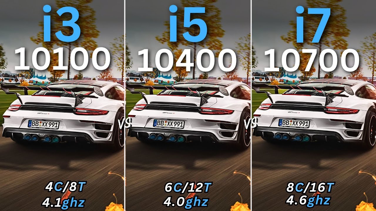 i3 10100 vs i5 10400 vs i7 10700Tested in Latest Games | 1080p