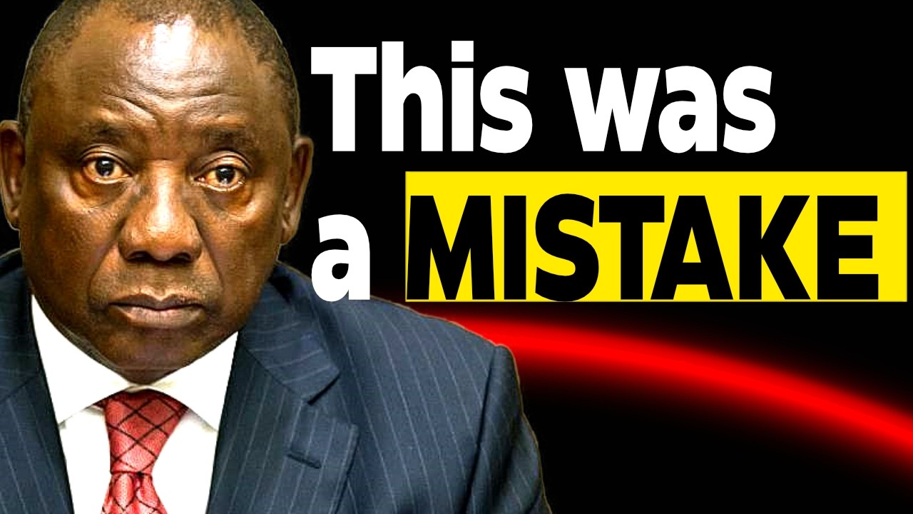This Fatal Miscalculation Will Cost the ANC Everything