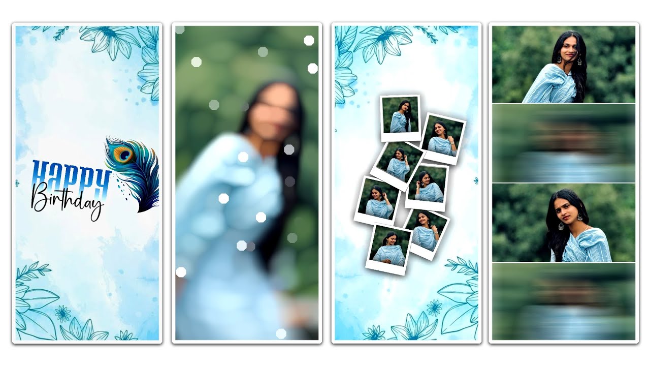 New Style Birthday Video Editing Null Type Video Girls Version Alight Motion Editing in Tamil la