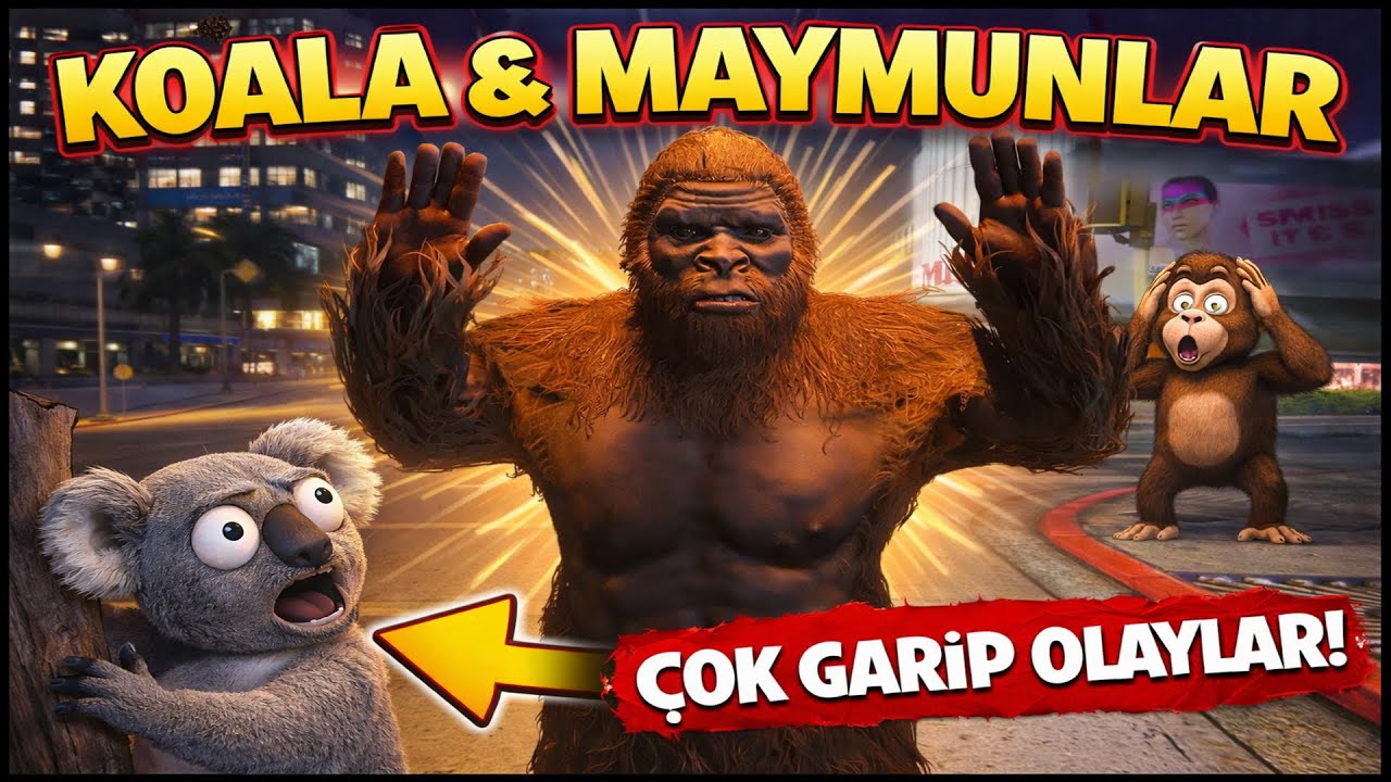 06Koala ve Maymun Kardeşler - Maymunlar Polis Çevirmesinde (www.rina-roleplay.com)