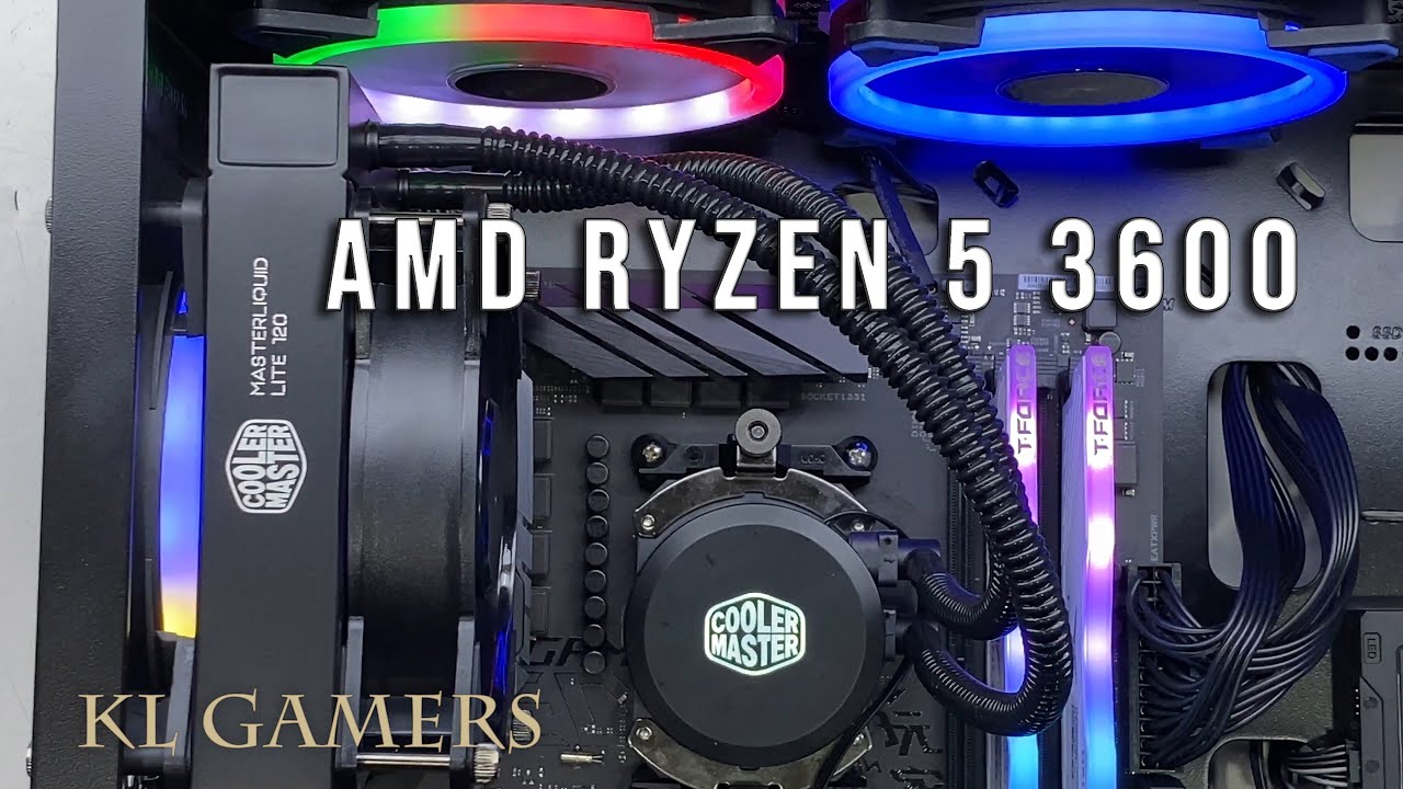 AMD Ryzen 5 3600 ASUS ROG STRIX B450-F GAMING Cooler Master MASTERLIQUID LITE 120 GTX 1660 SUPER