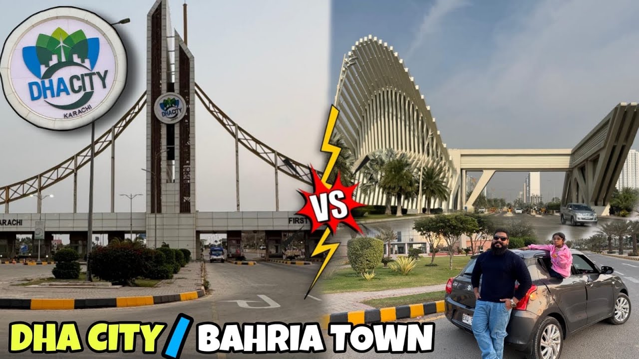 DHA City vs Bahria Town Comparison Good or Bad Complete Vlog 2026 