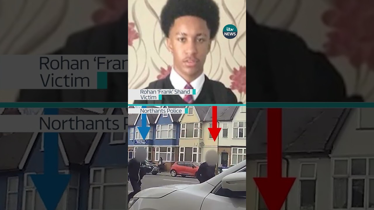 Teen murderer arrested at gunpoint as he hid in an attic  #itvnews #news #crime #northampton