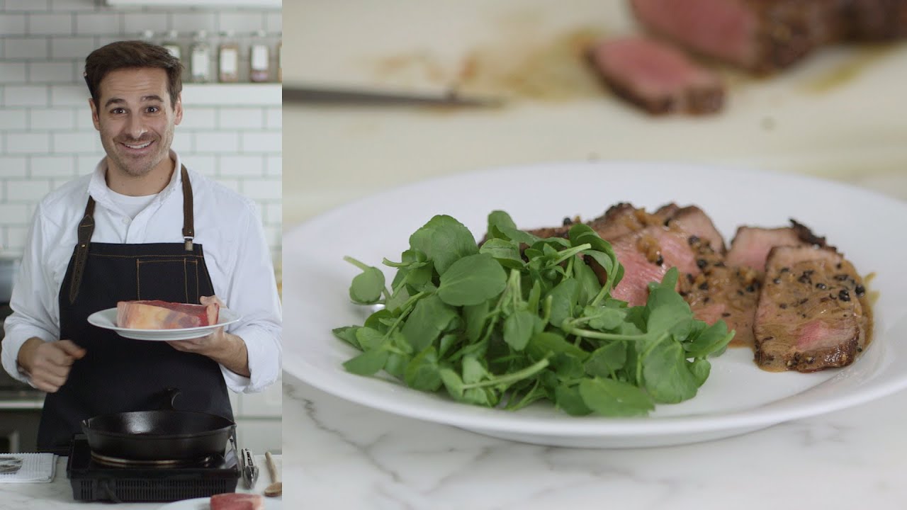 The Best Way to Make Steak au Poivre - Kitchen Conundrums with Thomas Joseph - Martha Stewart