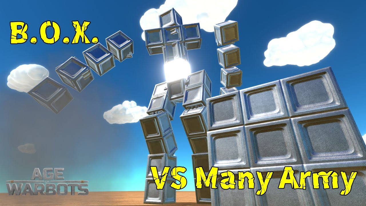 B.O.X. vs Many Army in Early Access - Age of Warbots (AOWB)